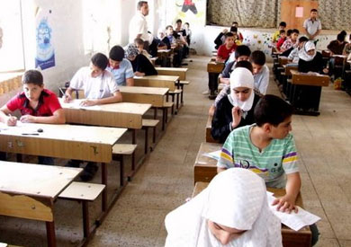غش جماعي بامتحان الهندسة بالشهادة الإعدادية في كفر الشيخ - 

        